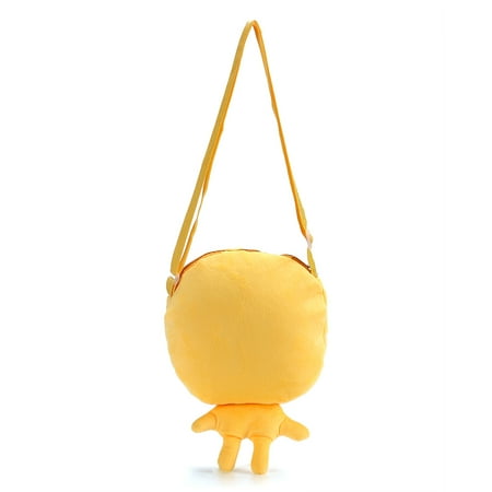 Girls Emoji Faces Emoticon Shoulder Bags Child Backpack Plush Satchel Handbags